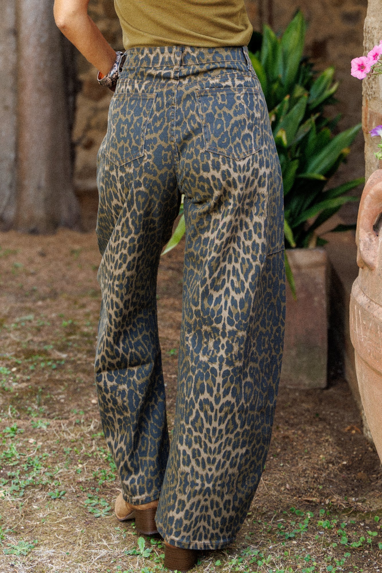 Дънков панталон Leopard